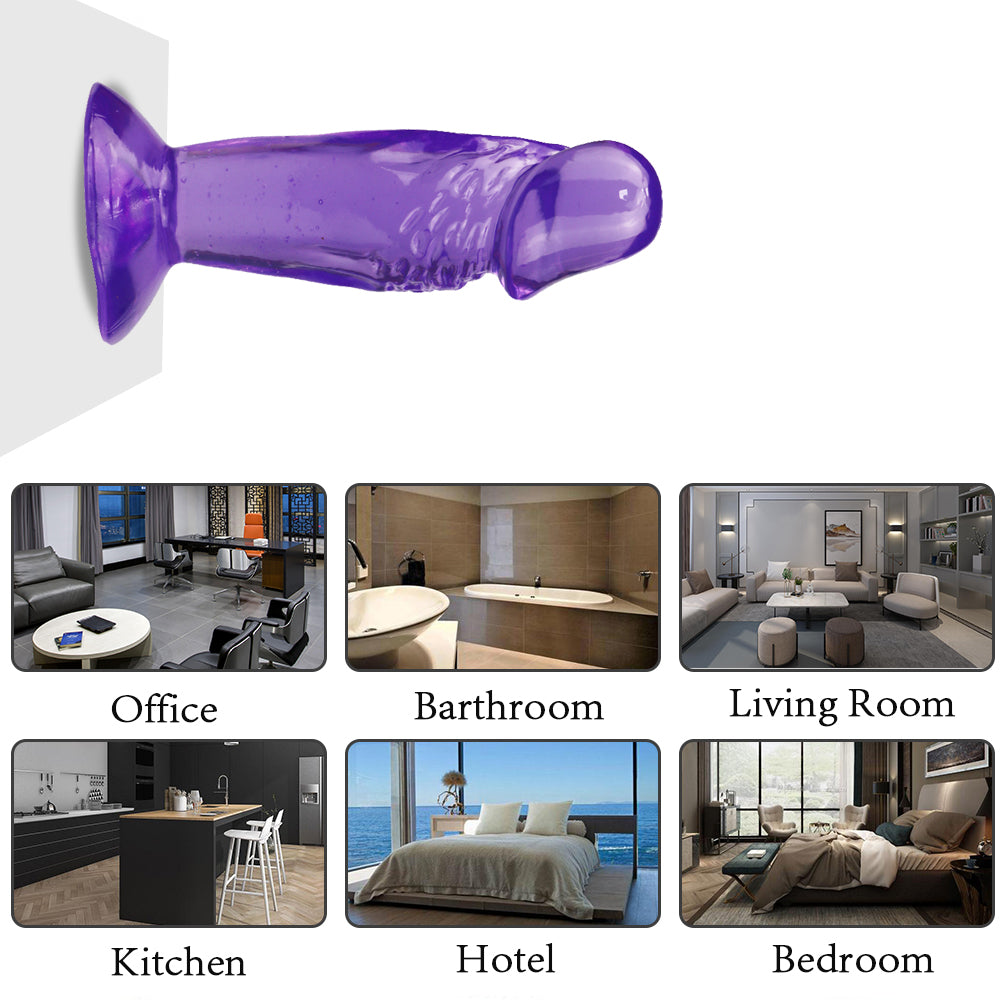 11cm Realist Paars Ruw Mini Dildo