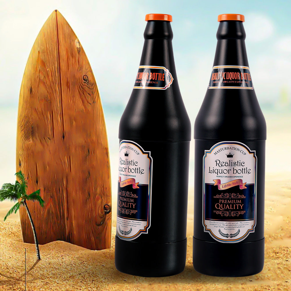 Verborgen Bierfles Travel Pussy Zwarte Behuizing