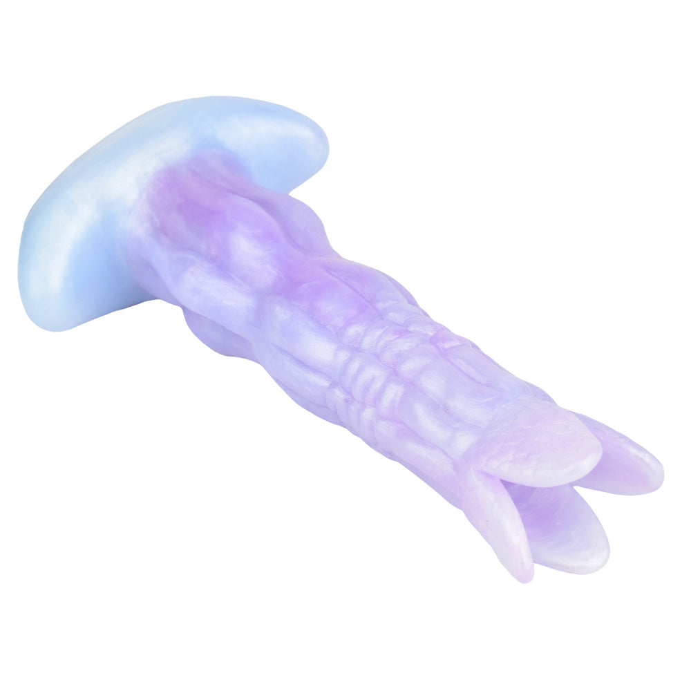 Paarse Fantasy Ovipositor Dildo van 20 cm