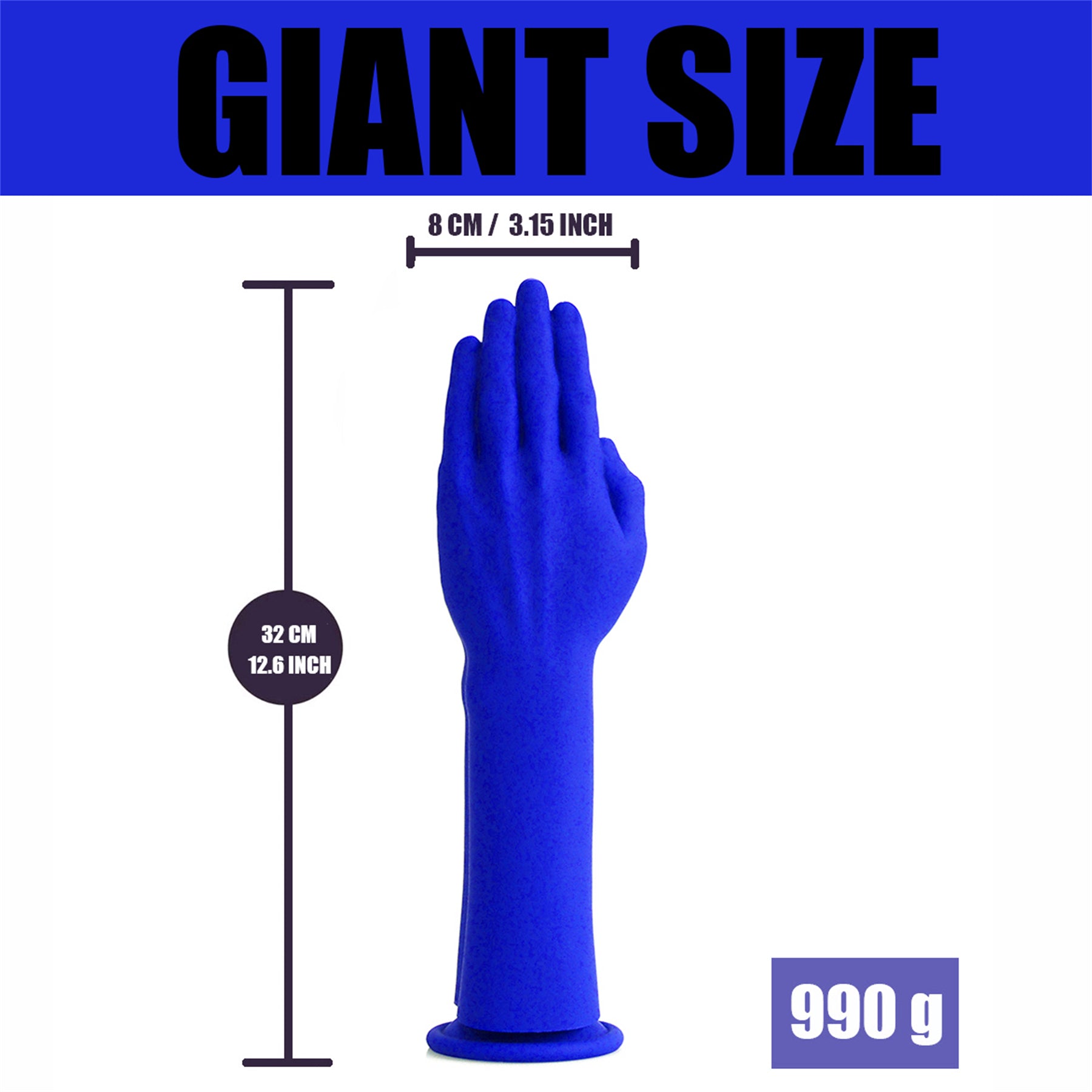 Fisting Dildo Met Dubbele Handen Design 30 cm