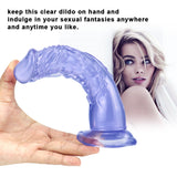 Charger l&#39;image dans la galerie, 8 Inch super rechte blauwe dildo