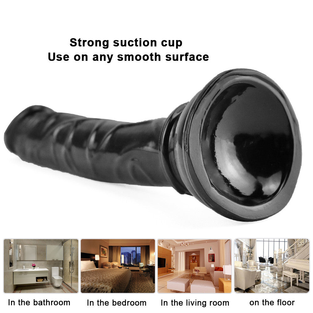 14.5cm Kleine Black Slank Anal Dildo