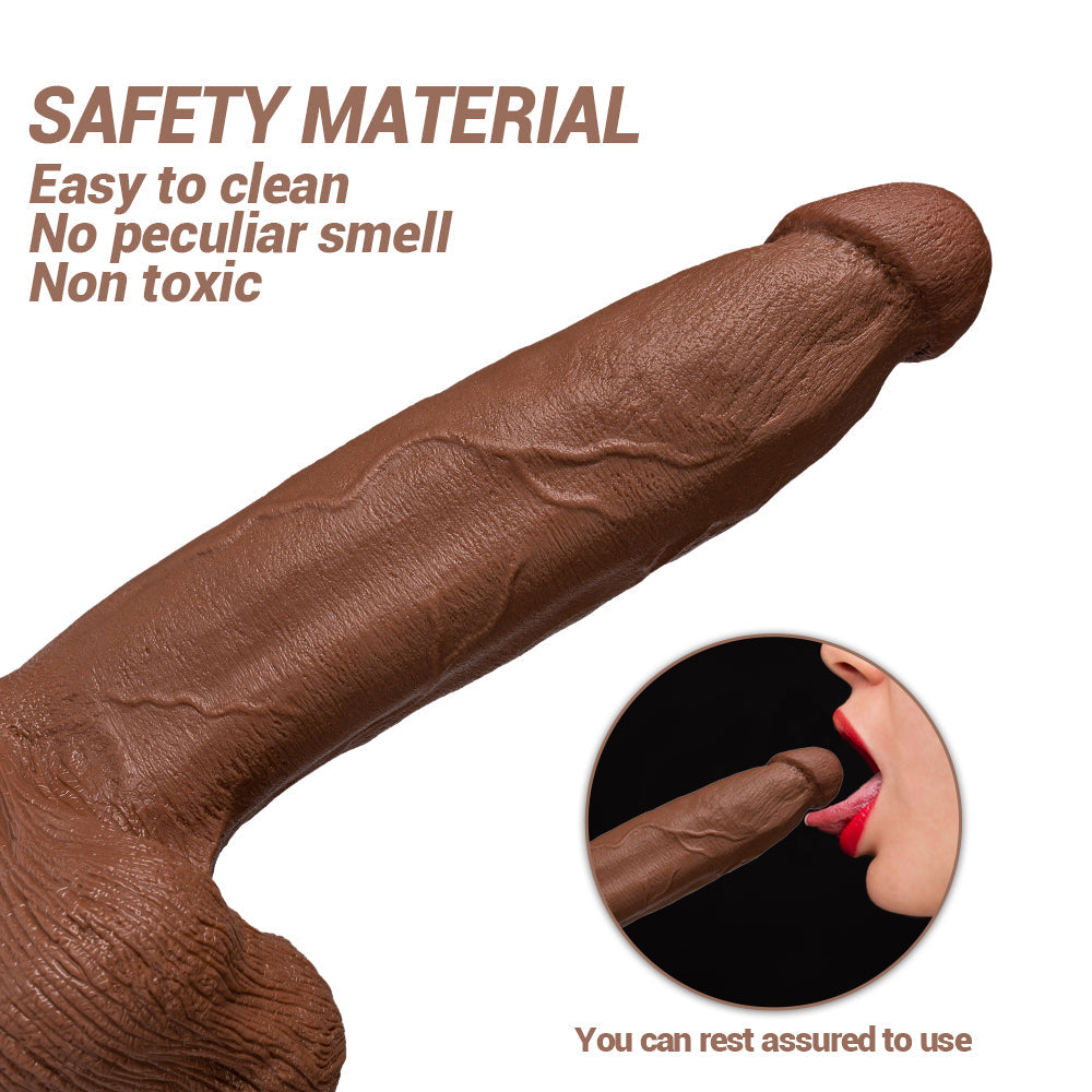 Massive Dildo 33 Cm Met Zuignap Basis