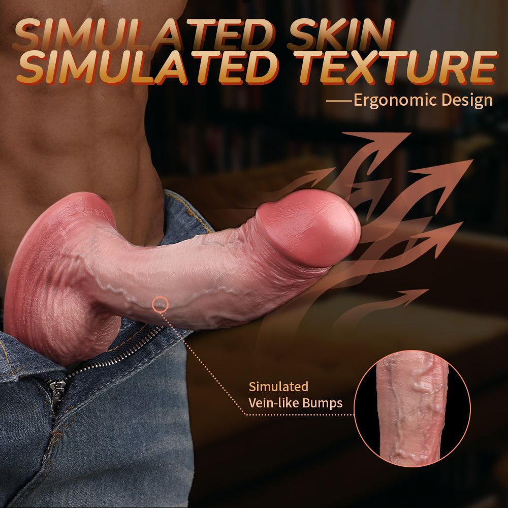 Realistische Dildo 18 cm Siliconen met Dubbele Dichtheid