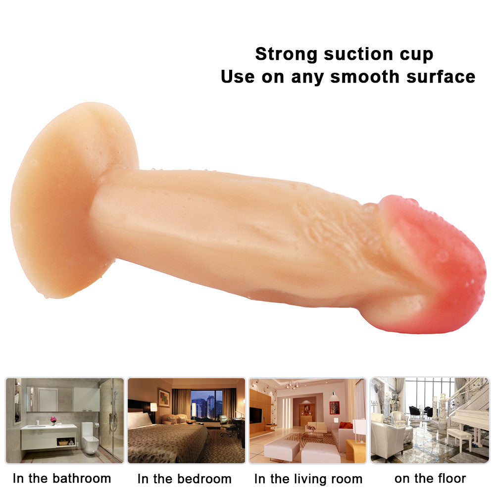 Realistische Dildo Met Ruwe Textuur