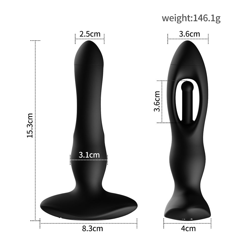 Anaal Vibrator Met Afstandsbediening Voor P-Punt
