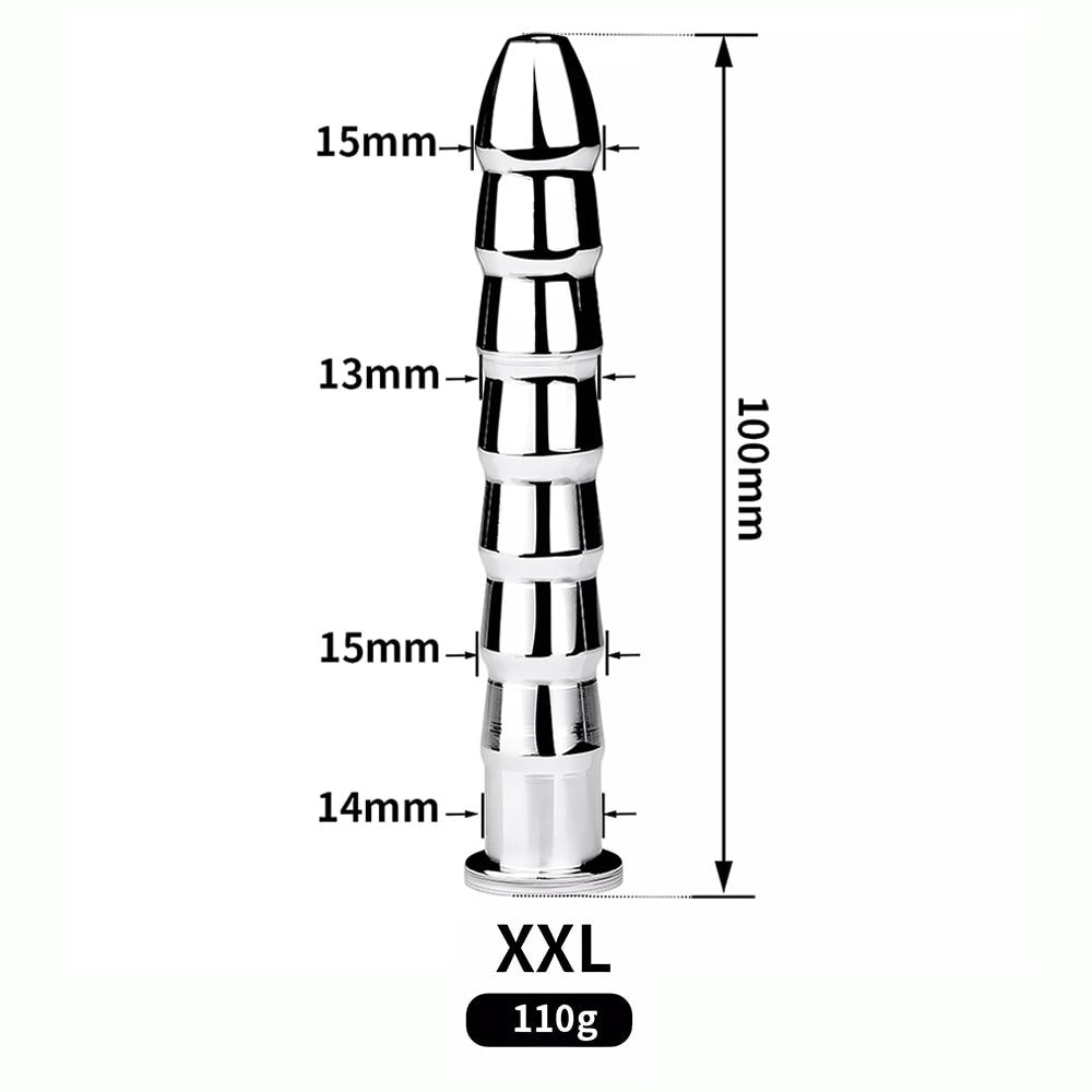 Kogelvormige Trapeziumvormige RVS Penisplug