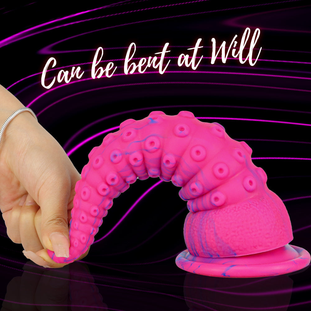 Fantasy Tentakel Dildo Roze Octopus Met Zuignap