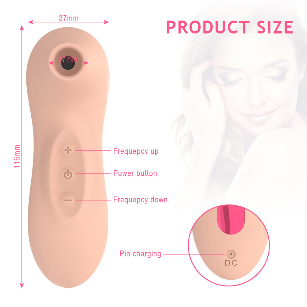 Mini Luchtdruk vibrator 10 Standen 11 cm