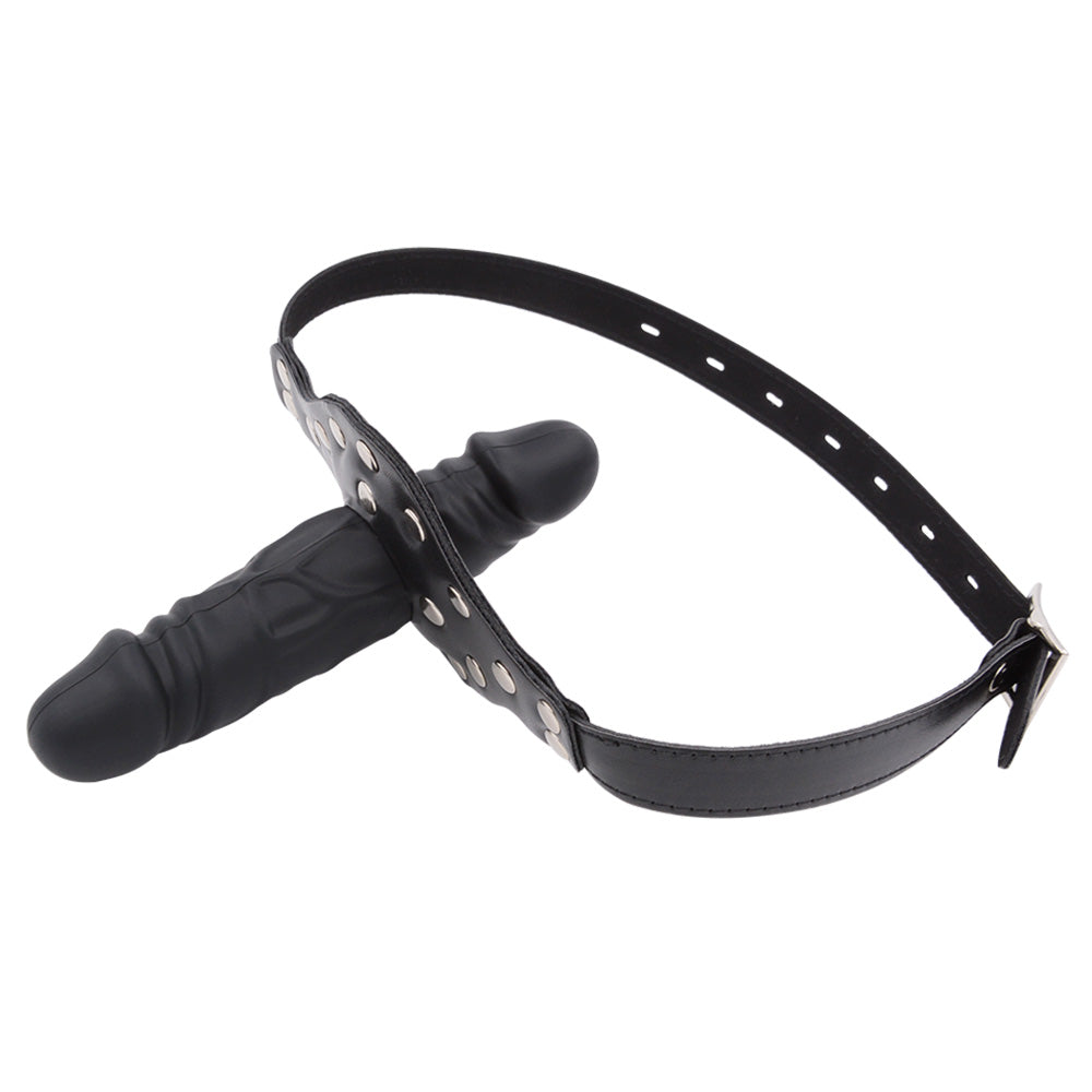 BDSM PenisGag met Dubbele Dildo