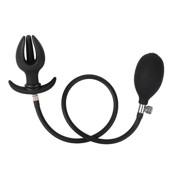 Soft Flower Bud Inflatable Anal Plug