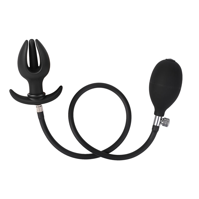 Soft Flower Bud Inflatable Anal Plug