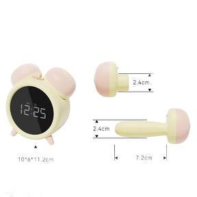 Discrete Wekker Luchtdruk Vibrator met Oplaadstation