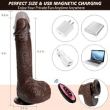 Load image into Gallery viewer, Black Vibrating Dildo APP