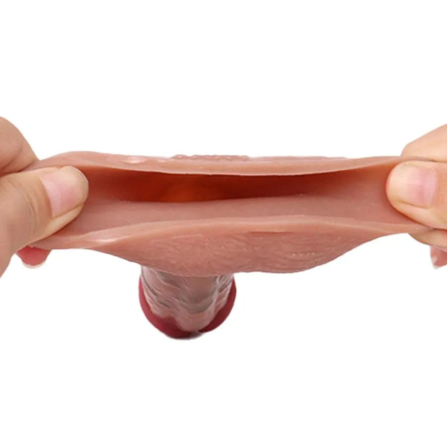 16.5cm Realistic Penis Extender Sleeve Soft