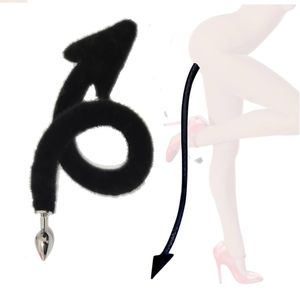 80cm Devil Tail Anal Plug Voor BDSM
