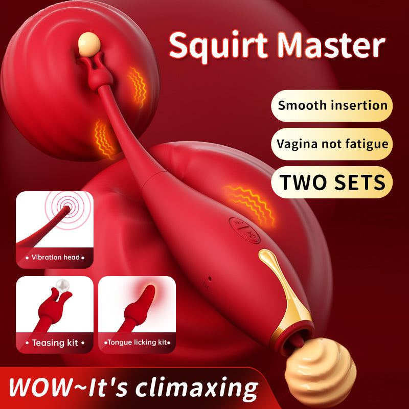 G Spot Vibrator Met Tongue Licking Functie Voor Koppels