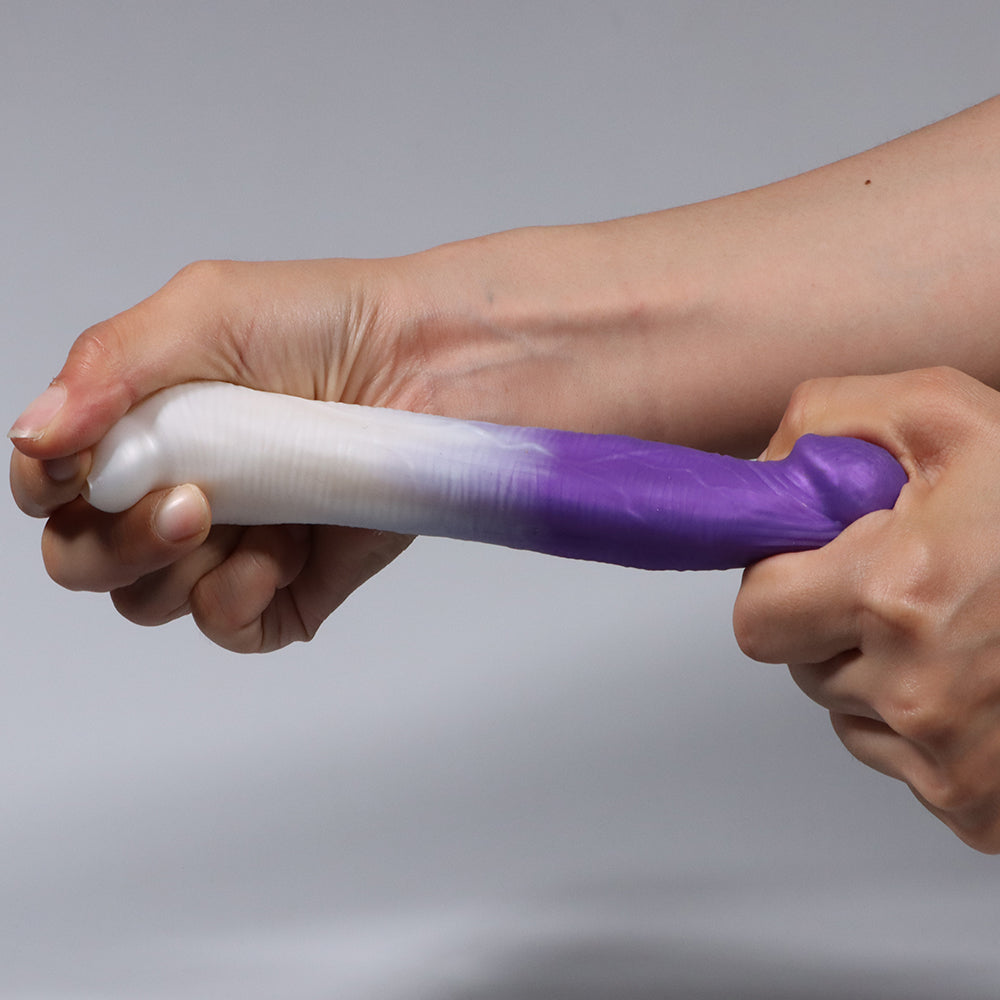 Paarse Anal Dildo Met Mushroom Kop Klein