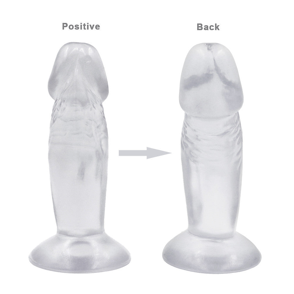 4 Inch Clear Jelly Mini anal Dildo
