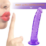 Charger l&#39;image dans la galerie, 8 Inch kleine rechte paarse dildo