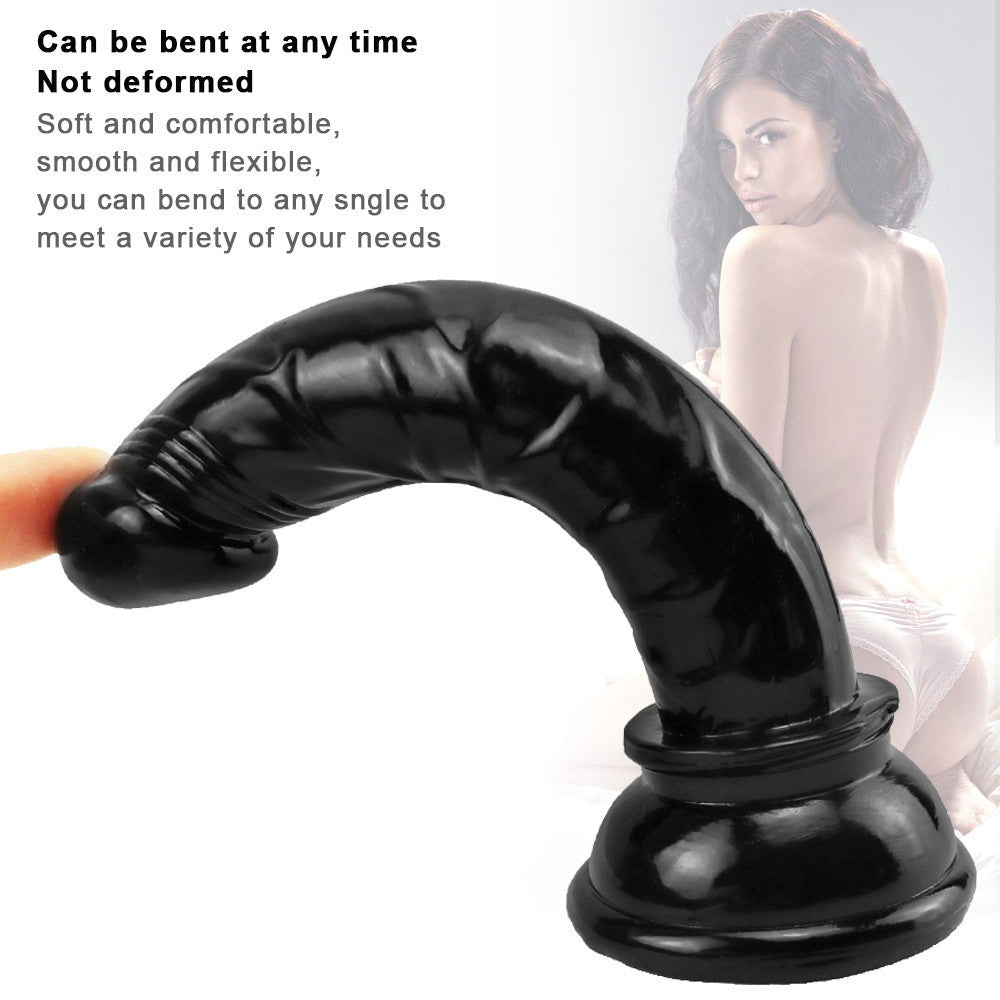14.5cm Kleine Black Slank Anal Dildo