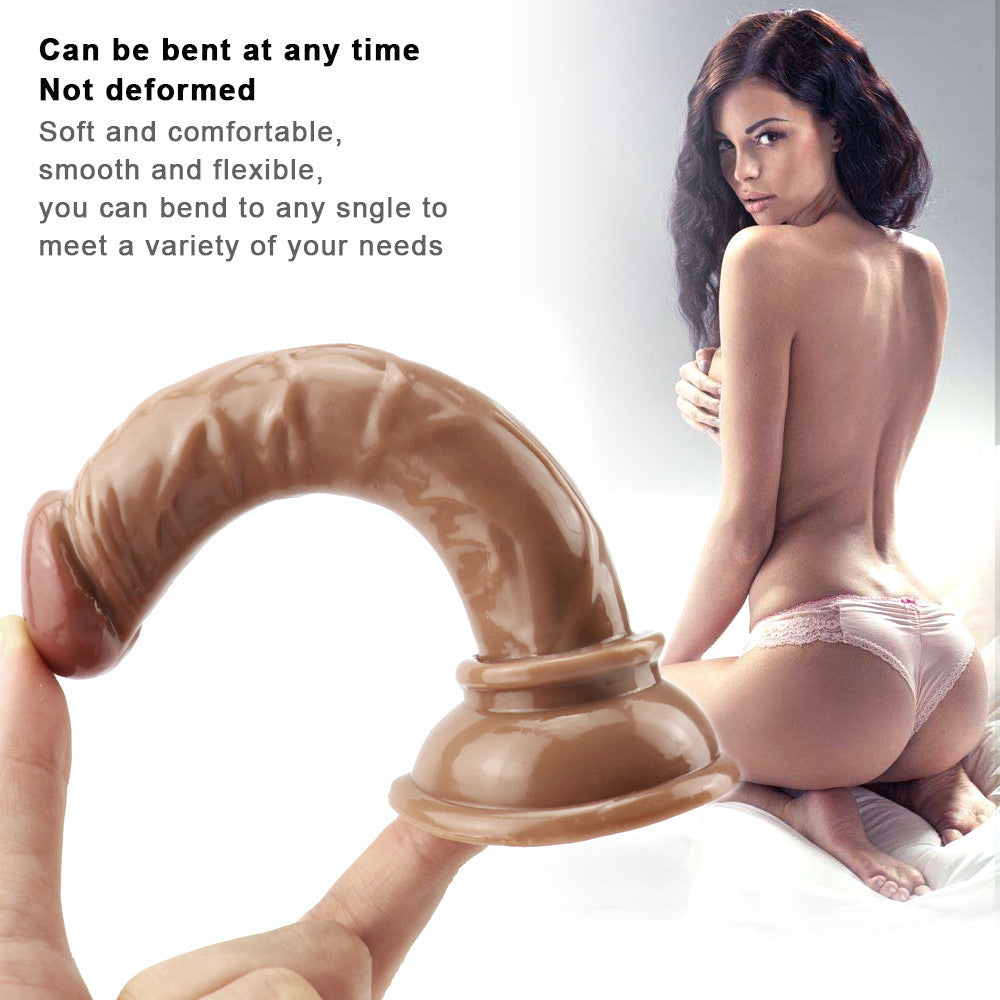 14.5 cm Kleine Bruine Dildo voor Beginners