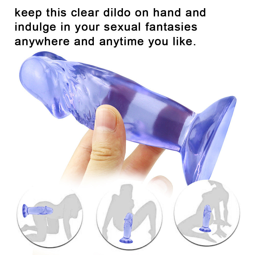 11cm Blauw Ruw Small Dildo