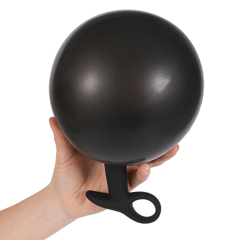 Siliconen Light Up Butt Plug Met Luchtpomp