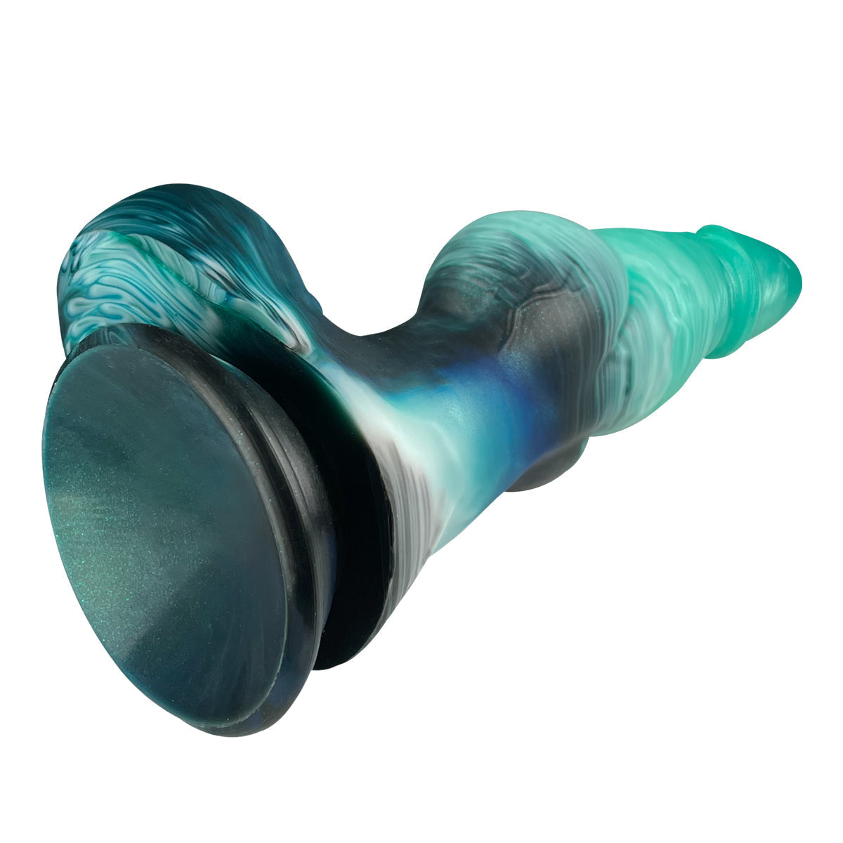 Groene Monster Knot Inflatable Butt Plug