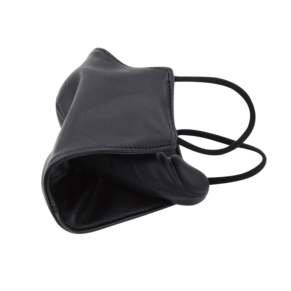 Zwart BDSM Masker Met Gagdildo En Riem