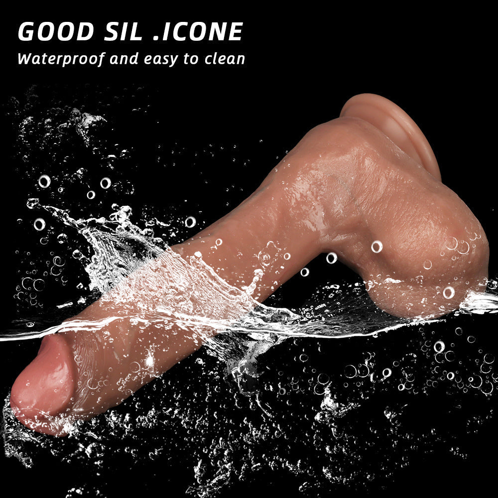 25.4cm Realistische Liquid Silicone Dildo Dual Density