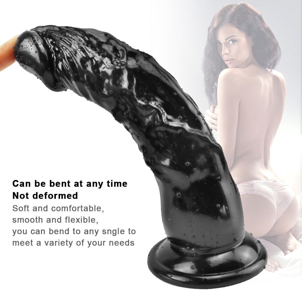 Zwarte Realistische Dildo Met Zuignap 20cm