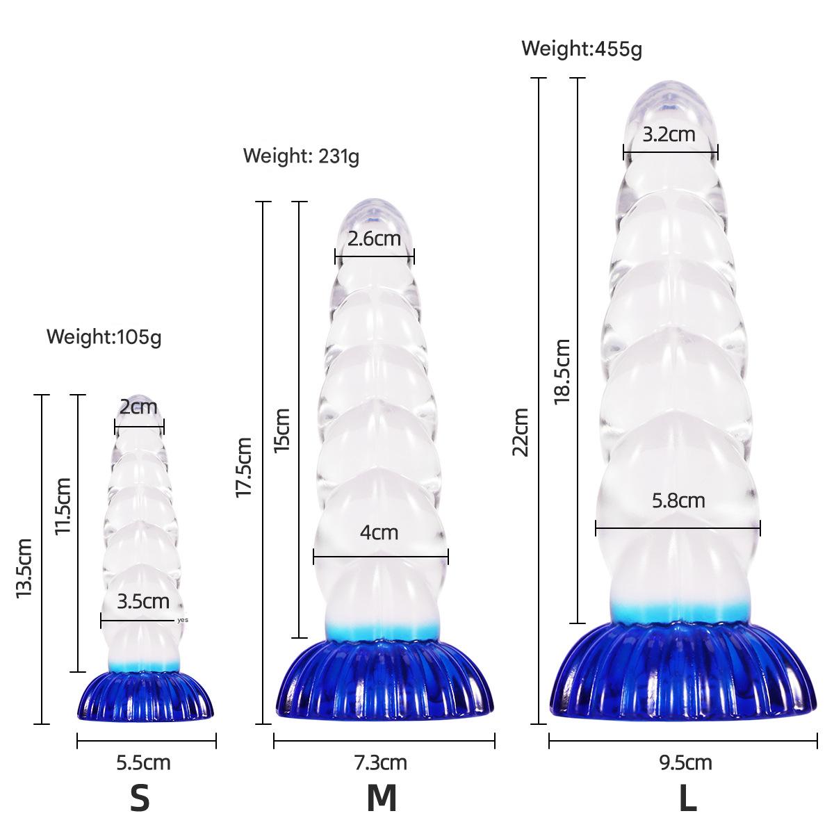 Blue Unicorn Dildo Buttplug Silicone Fantasy