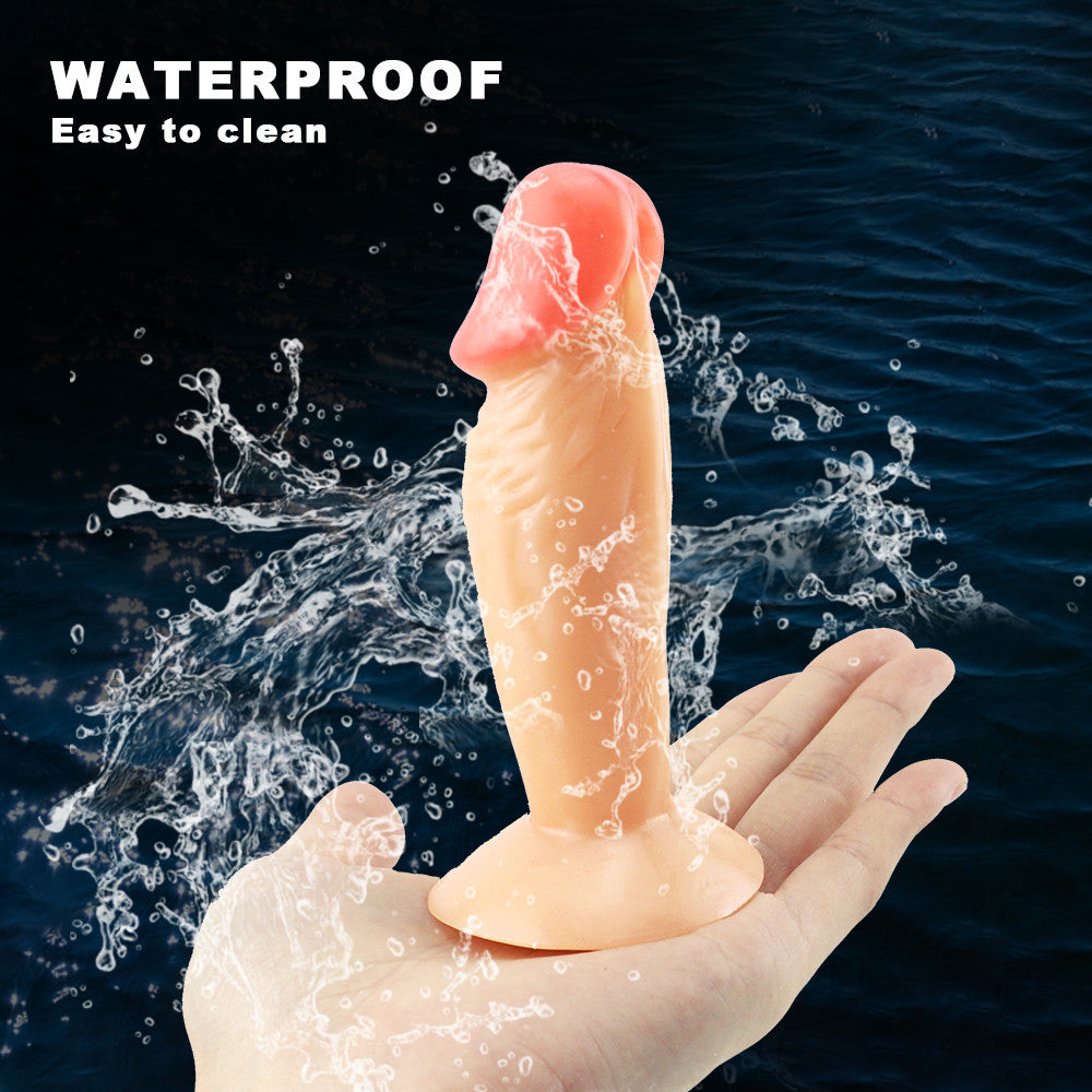 Realistische Dildo Met Ruwe Textuur