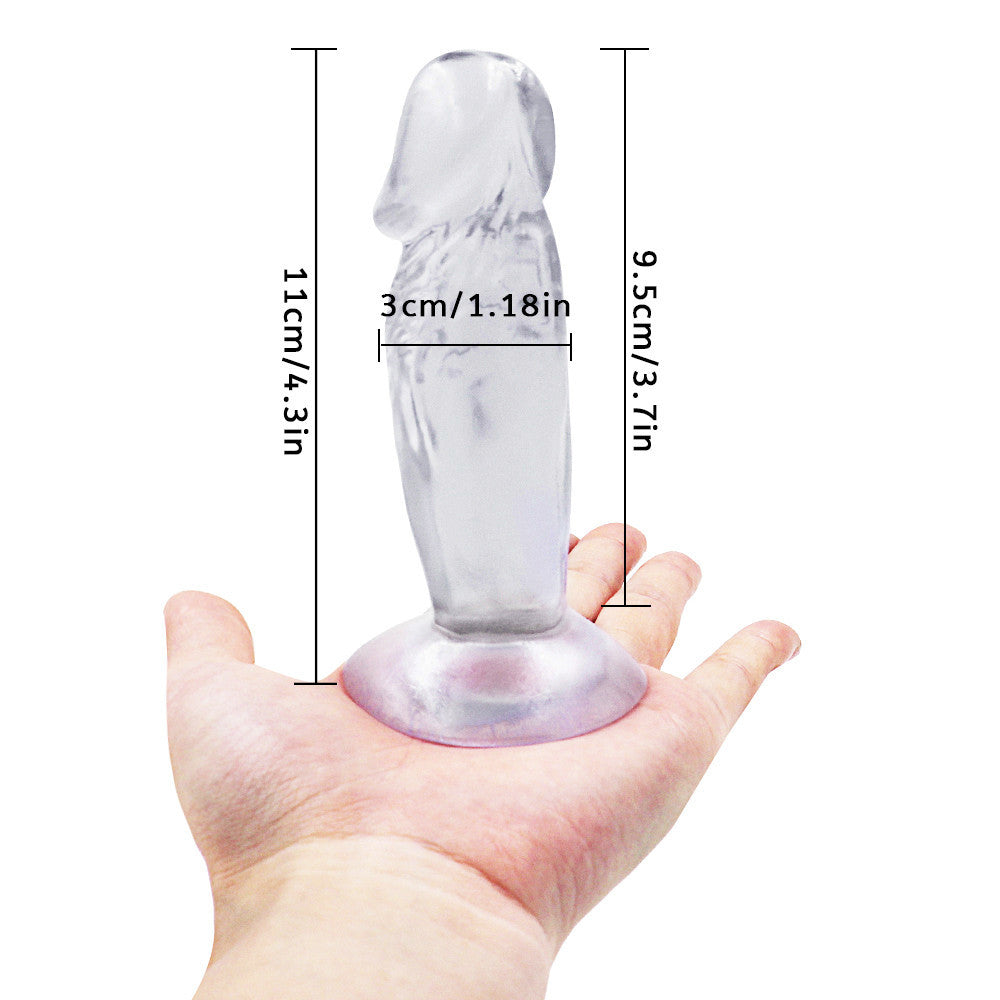 4 Inch Clear Jelly Mini anal Dildo