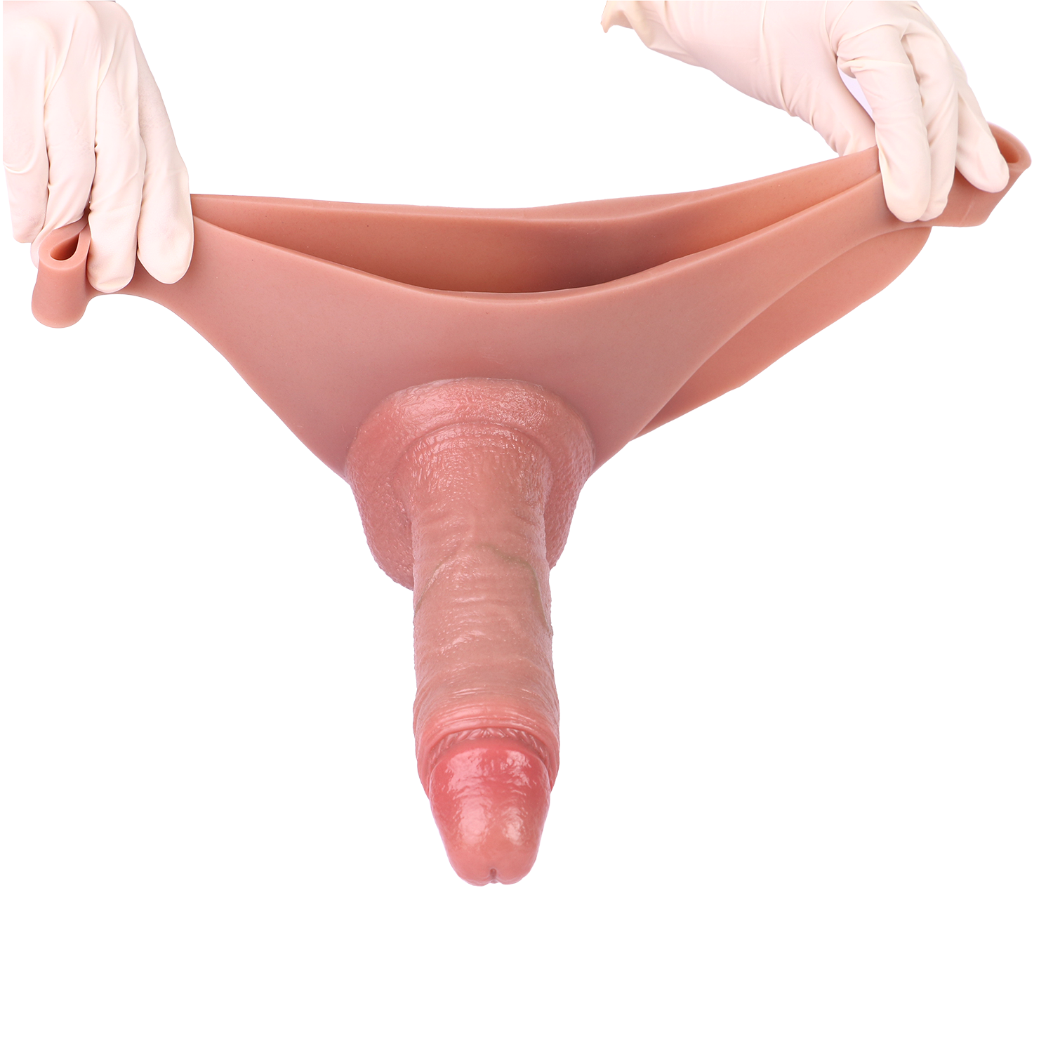 21 cm Voorbinddildo Hollow Dildo Pants Silicone