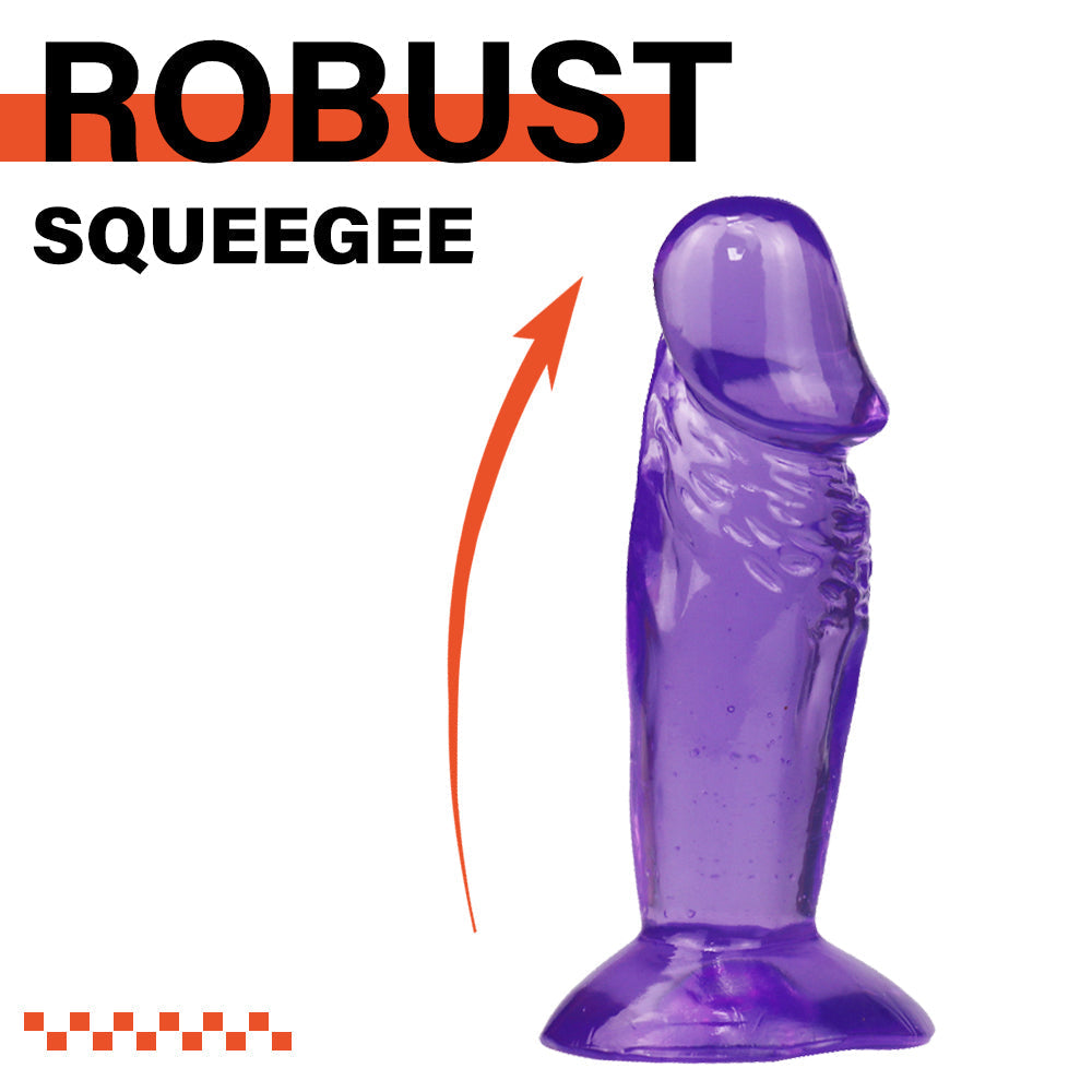 11cm Realist Paars Ruw Mini Dildo