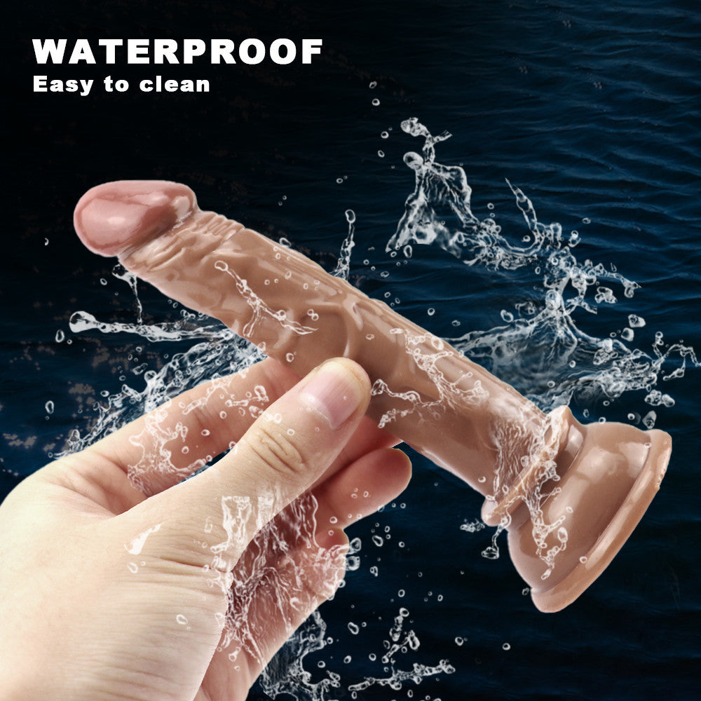 14.5 cm Kleine Bruine Dildo voor Beginners