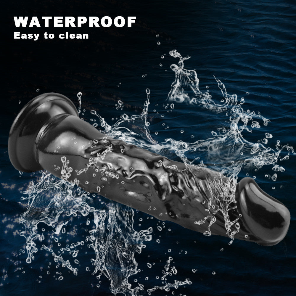 Zwarte Realistische Dildo Met Zuignap 20cm