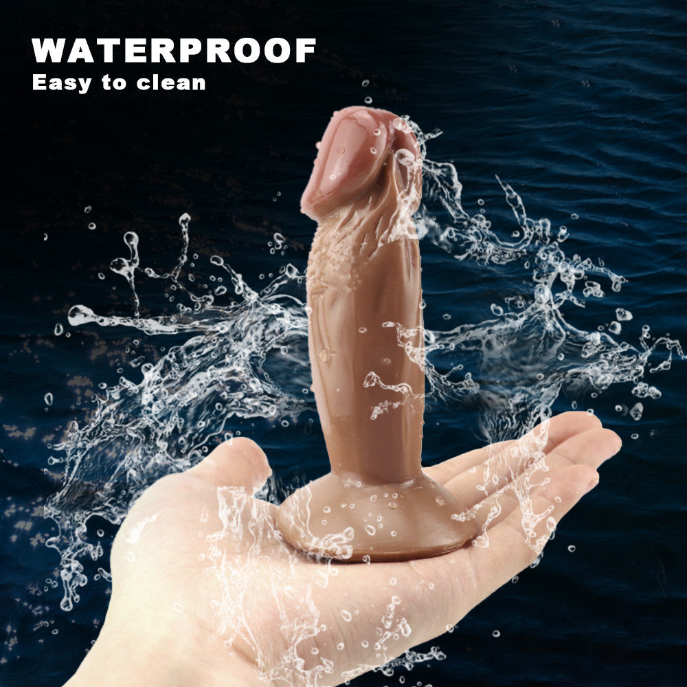 10cm Bruine Small Dildo Voor Beginnend Anaalspel