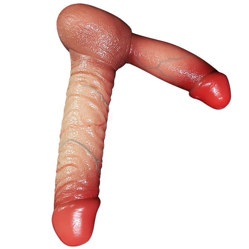 Realistische Strapless Dubbele Dildo Voor Silicone 23cm