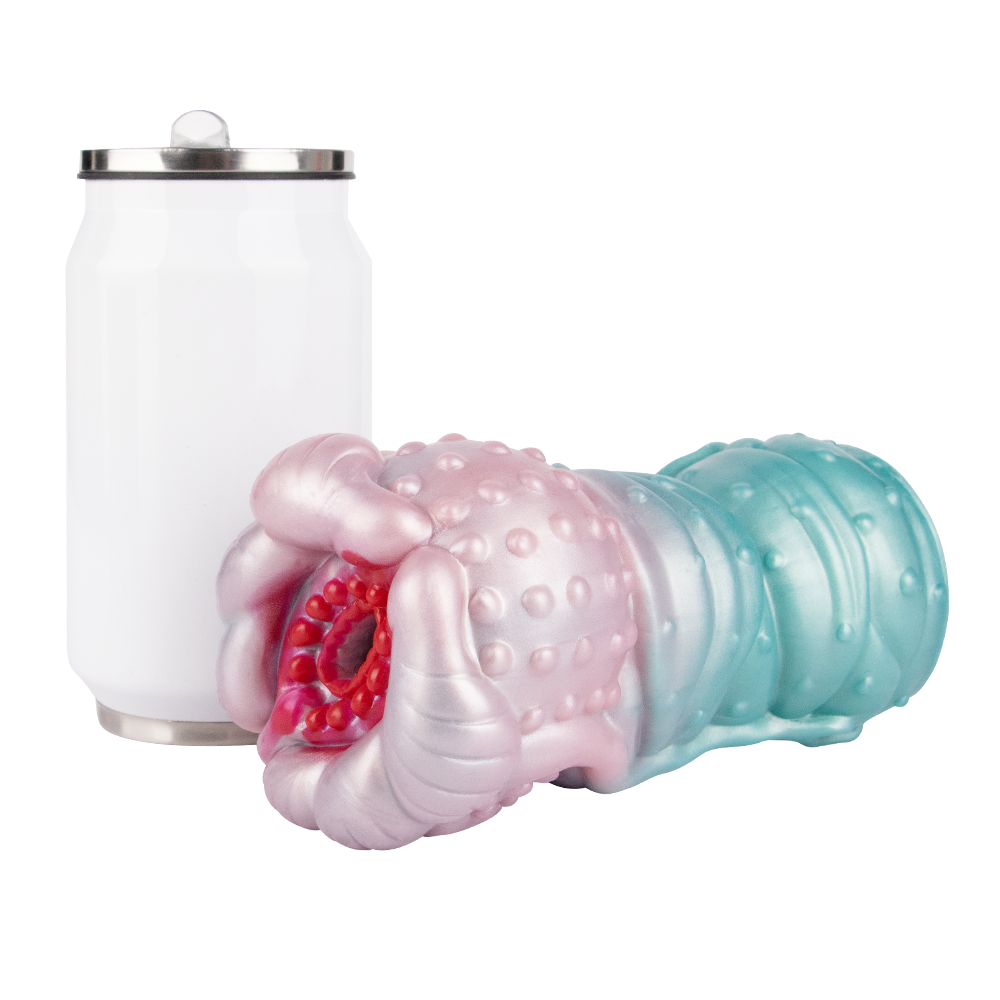 Parelmoer Monster Pocket Pussy Van Silicone