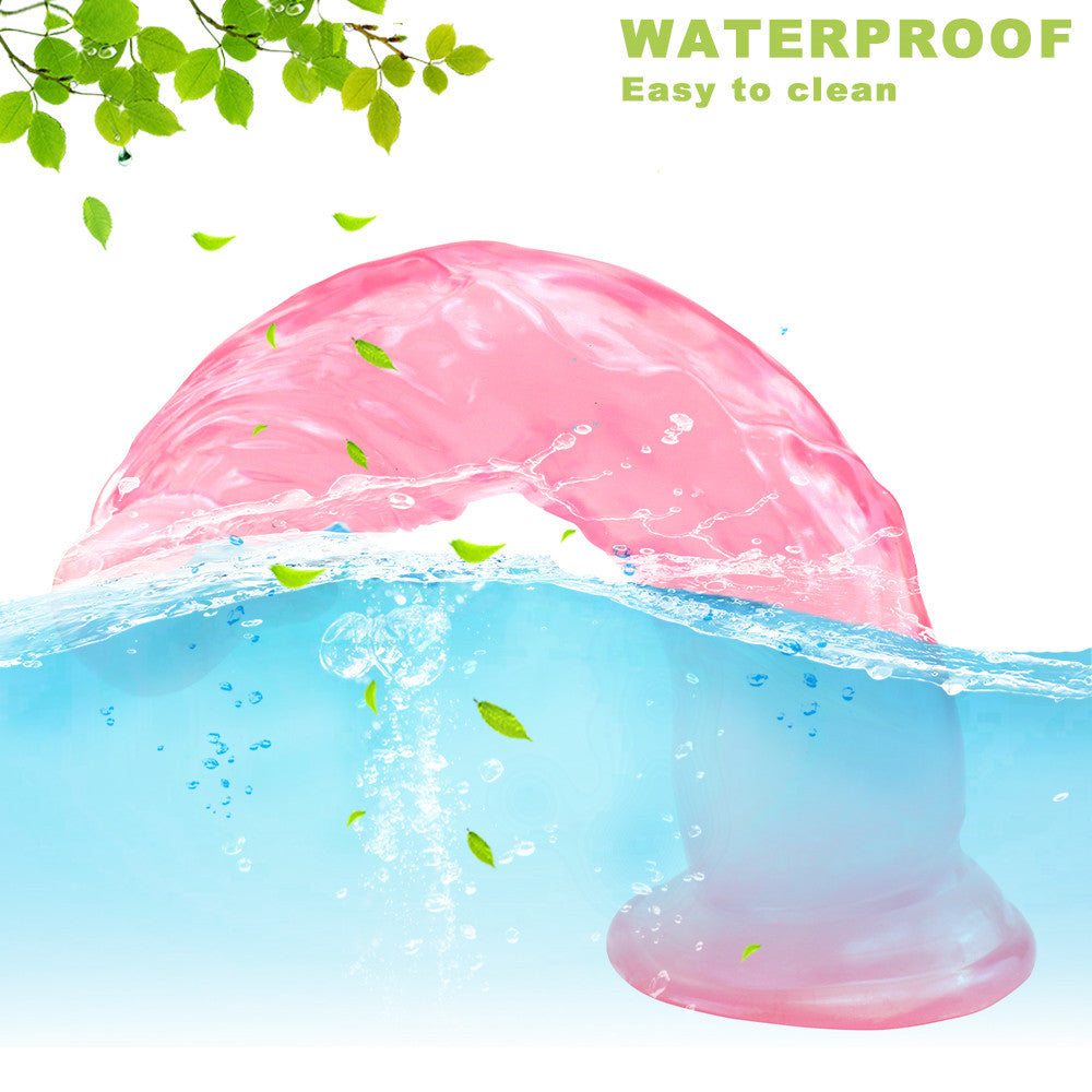20 cm Rechte Jelly Realistic Pink Dildo