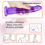 Charger l&#39;image dans la galerie, 8 Inch kleine rechte paarse dildo