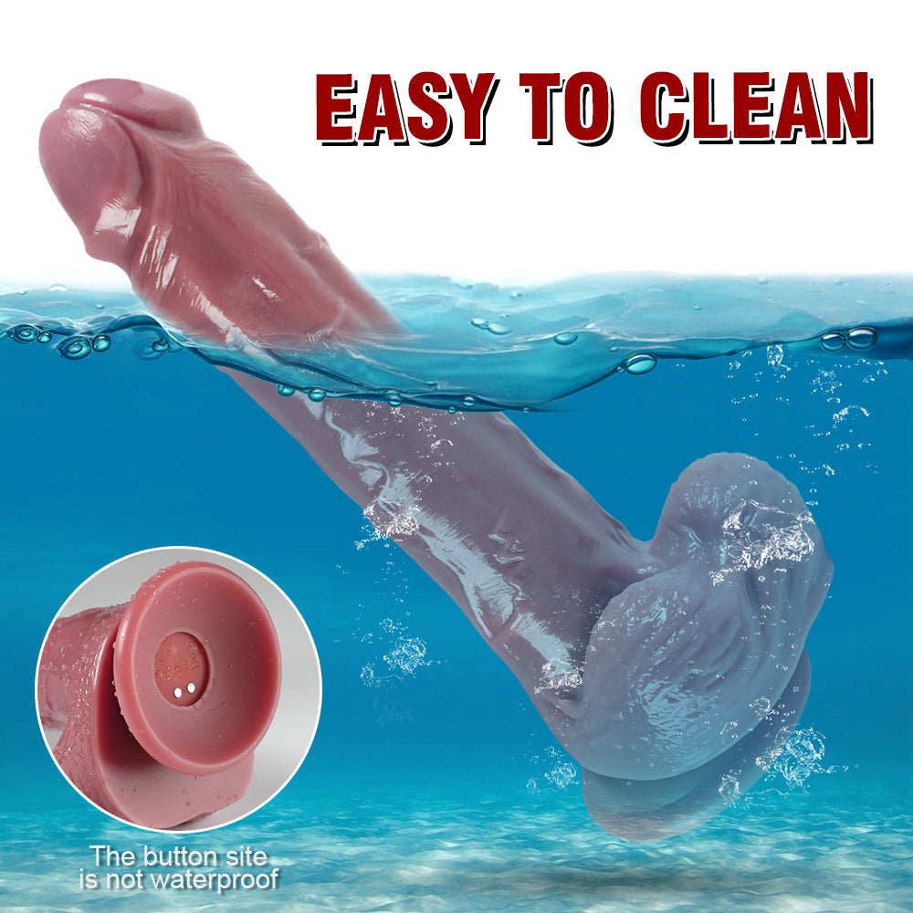20 cm Realistische Vibrerende Stotende Dildo