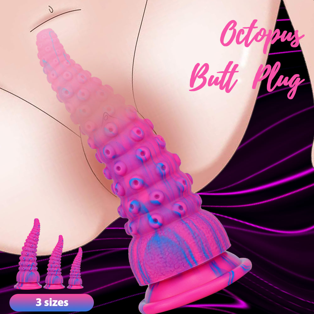 Fantasy Tentakel Dildo Roze Octopus Met Zuignap