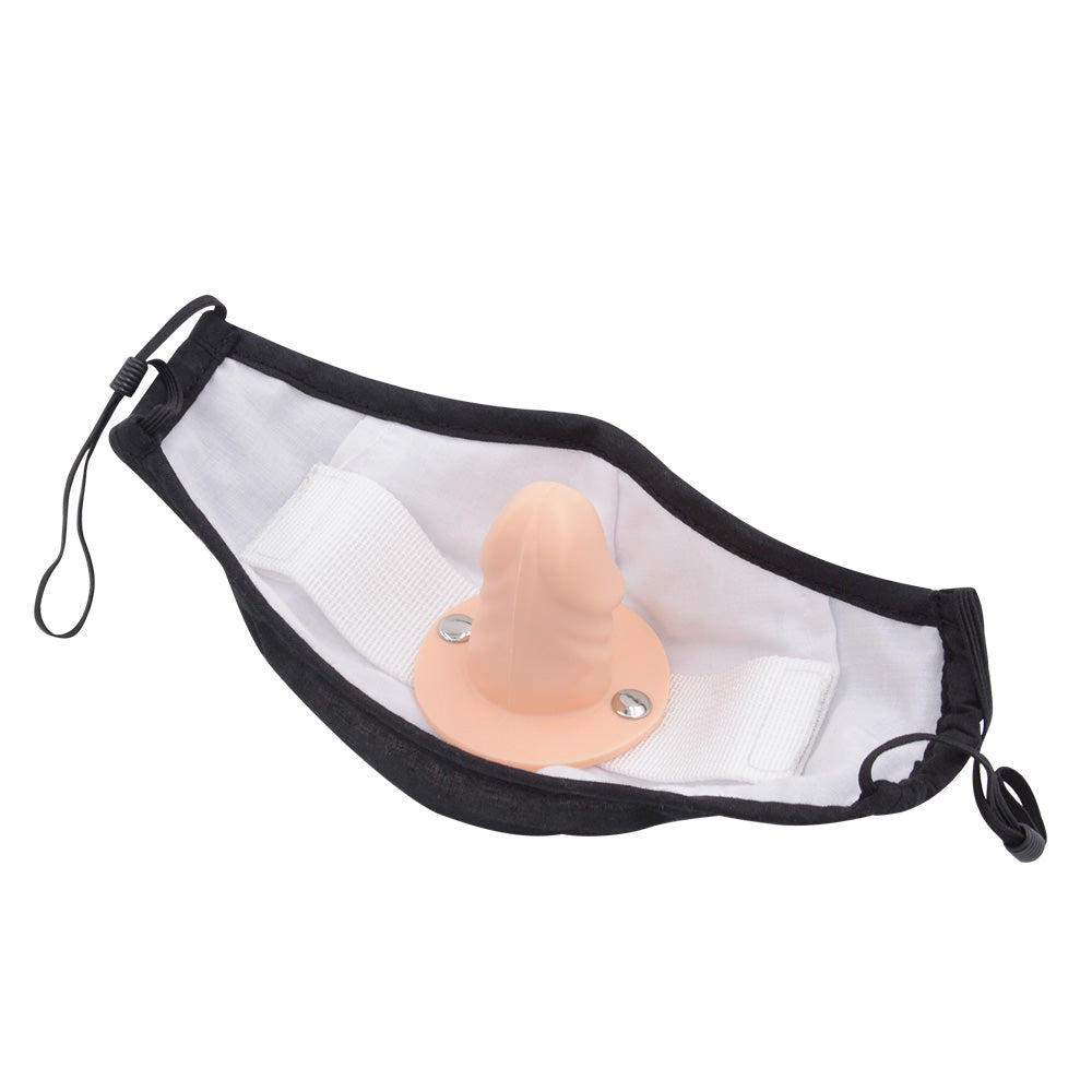 Discreet BDSM Face DildoGag Masker