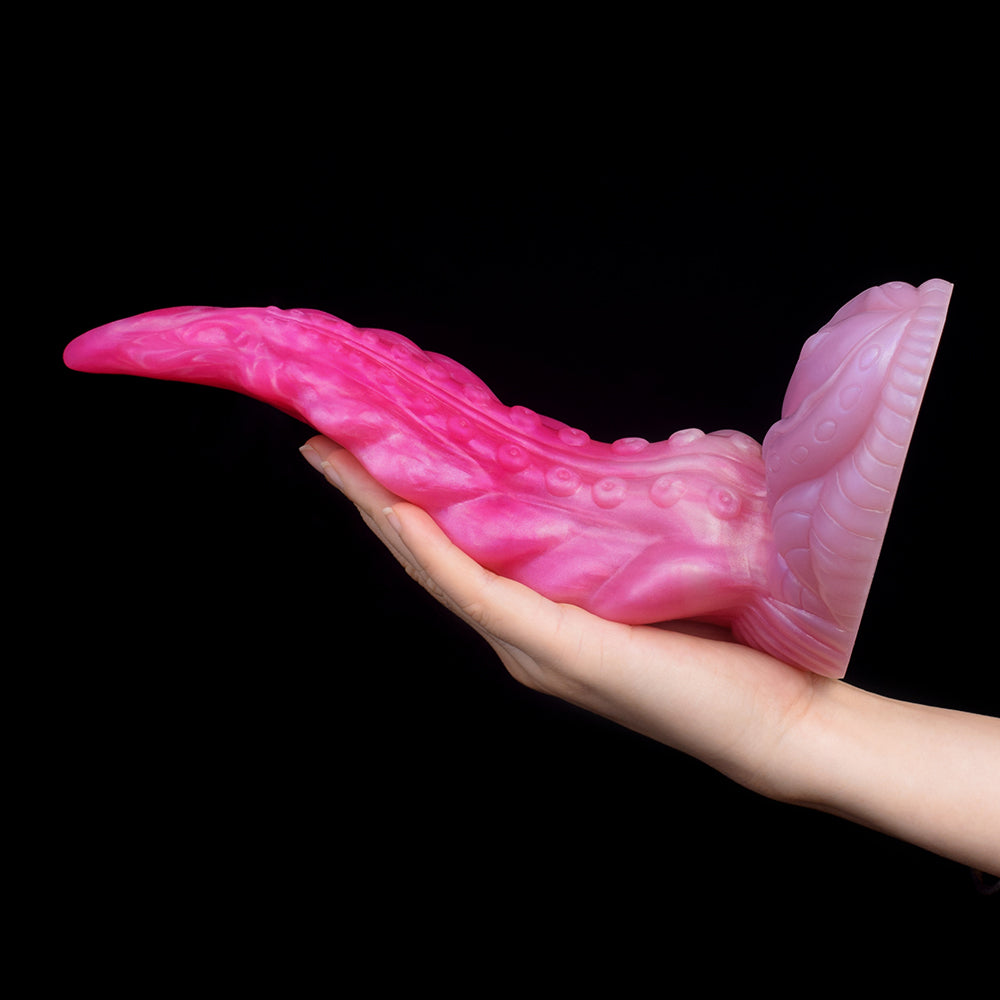 23.5 cm Roze Curved Monster Tentacle Dildo