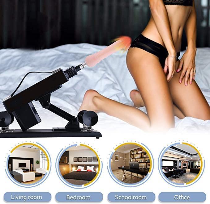 Interactieve Bluetooth Sex Machine Met Verstelbare Hoek