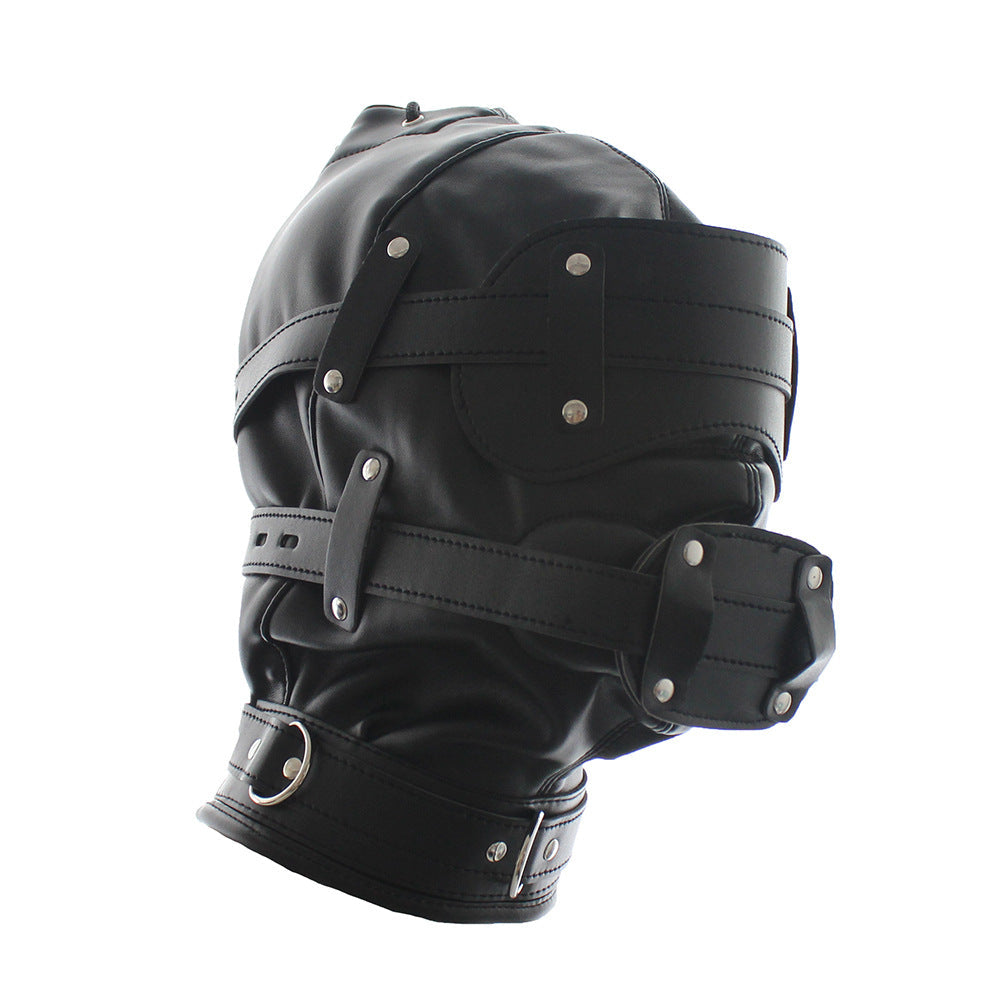 Bondage Face Mask BDSM Gag Dildo